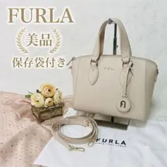 未使用級✨FURLA ミネルヴァ MINERVA サッチェル ショルダーバッグ