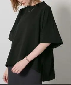 ur's カットジョーゼット ボックスシルエット トップス