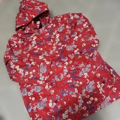PETIT BATEAU 花柄 レインコート 8ans 128cmのサムネイル