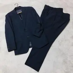 【ARMGEAR】スーツ (AB5) ツーパンツ ストライプ模様 ネイビー