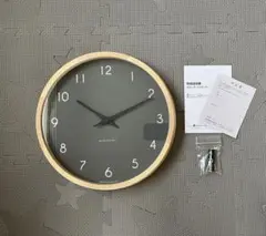 【未使用品】Lemnos 掛け時計 Campagne couleur グレー
