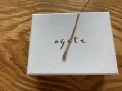 agete 一粒ダイヤモンド ネックレス K14のサムネイル