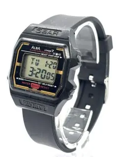【稼働品】SEIKOセイコーALBAアルバ デジタル腕時計