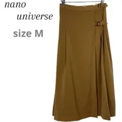 【nano universe】 サイドベルトラップタックスカート☆新品☆