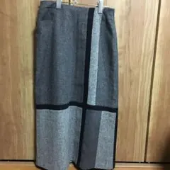 グレー　ロングスカート9号サイズ