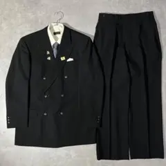 [F.009]【vintage】 セットアップ ダブル　ピンズ　ネクタイ