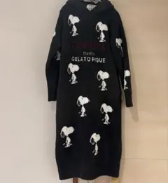 新品タグ付き ジェラートピ PEANUTS スヌーピー フード付きワンピース