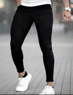 ２日値下げ⭐️メンズ　サイズ32　ストレッチデニム　ブラック