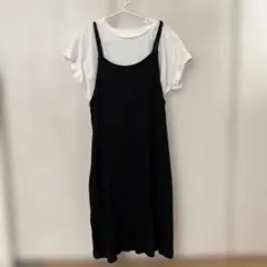 GU Tシャツ付キャミワンピ　140