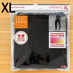 極暖 ヒートテックコットン タイツ スパッツ　黒 ブラック XL　ユニクロ