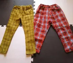 BREEZE チェック柄ボトムス 120