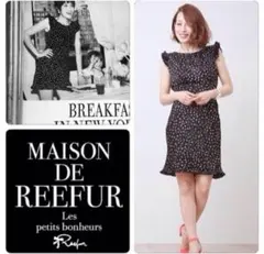 ♡極美品♡MAISON DE REEFUR 梨花 着用 ワンピース　ドットのサムネイル