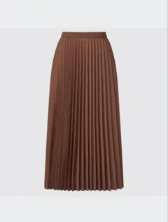 「UNIQLO」アコーディオンプリーツスカート（丈標準78～82cm）