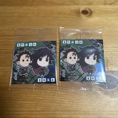 鬼滅の刃 デフォルメシール ウエハース 14 冨岡義勇 竈門炭治郎 てちてち