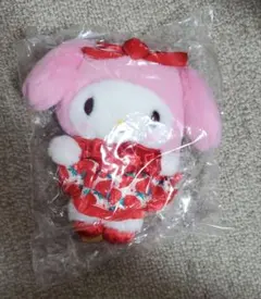 サンリオ いちご新聞50周年 マスコットホルダー マイメロディ