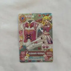 アイカツカード ハイピンクパレードコルセット星宮いちご