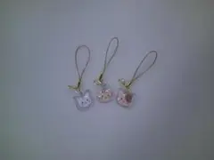 猫デザイン ストラップ 3個セット