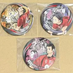 ハイキュー!! memories 缶バッジ　海　山本　福永　3点セット