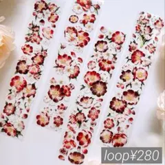 【ka11】 咔咔一顿贴/ 朱砂舞 pet 1ループ 100cm¥280