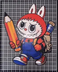 ラブブ　アイロンシート