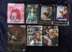 ワンピース、ドラゴンボール、、鎮座獣ピグモン、猫猫、7個セット新品未使用未開封品