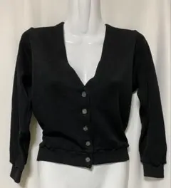 カーディガン Mサイズ 黒 ブラック