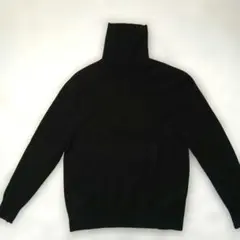 UNIQLO カシミヤタートルネックセーター レディース XL ブラック