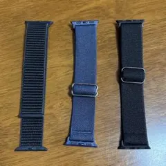 【美品】Apple Watch 38/40/41mm ナイロンバンド 3本セット