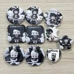 MOLLY ロゴ入りビーズ (穴あき) 10個セット