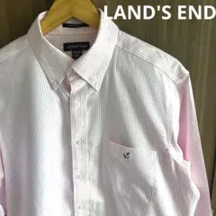 【新品◎】LAND'S END スーパーノンアイロンオックスフォードシャツ