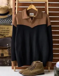 ミン様専用Karaku ポロカラー ニットセーター