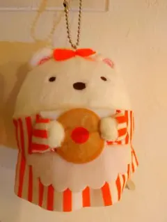 すみっコぐらし かわいいクッキー屋さん シロクマぬいぐるみマスコット新品未使用
