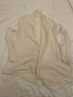 LOUNIE ホワイト　ロングカーディガン