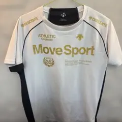 DESCENTE Move Sport Tシャツ ホワイト