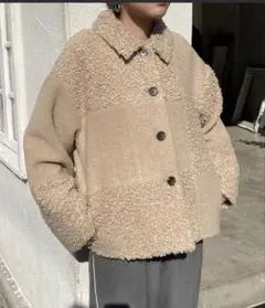 ローリーズファーム　パッチワークボアブルソン　新品