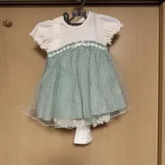 branshes ブランシェス チュール付き ロンパース 80cm