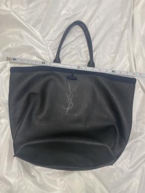 D404/YVES SAINT LAURENT トートバッグ 黒 リバーシブル - メルカリ