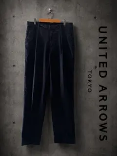 UNITED ARROWS UAST ツイル 1プリーツ パンツのサムネイル