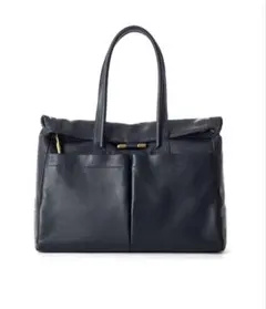 ⭐️新品未使用⭐️　トフ&ロードストーン　ブラスボタン　トートバッグ　レザー　紺 2025年最新】TOFF＆LOADSTONE メンズ トートバッグの人気