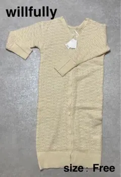 willfully ニットワンピ