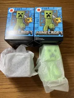 マック　ハッピーセット　マイクラ　クリーパー　石ブロック　2個セット