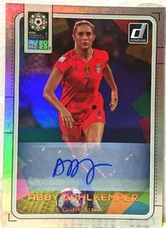 abby dahlkemper 直筆 サイン panini auto カード