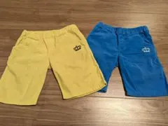 ベビードール　キッズ　ハーフパンツ　半パン　セット　120　コーデュロイ　子供服