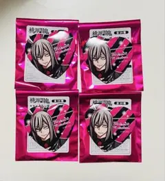 桃源暗鬼 ハート缶バッジ 桃寺神門　4点セット