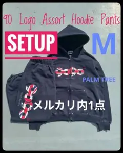 90 Logo Assort Hoodie Pantsセットアップ 　Mサイズ