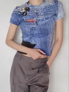 DIOR ディオール ガリアーノ期 希少 キャラクタープリント 半袖Tシャツ 