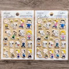 ホールマーク スヌーピー ぷくぷくシール 2枚セット　PEANUTS