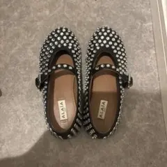 デ*ー様 【限定価格！美品】Alaïa スタッズ メッシュフラットシューズ