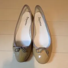 repetto レペット 水色 リボン付き バレエシューズ 39.5 ラメ - メルカリ