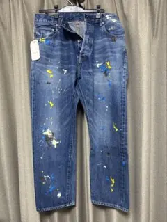NUMBER (N)INE ペイント加工 デニムパンツ 5x32 - メルカリ